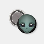 Alien Fridge Magnet — buitenaardse geschenken en d Magneet (Voorkant / Achterkant)
