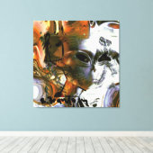 "Alien" Galerie Enveloppé Peinture de toile Imprim (Insitu (Plancher de Bois))