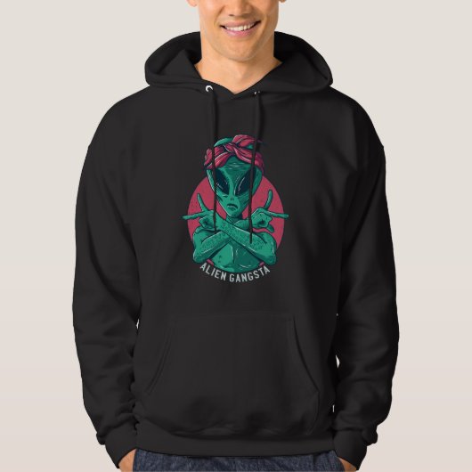 Alien Gangsta Hoodie (Voorkant)