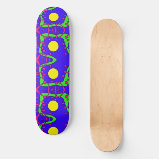 Alien Garden Skateboard (Voorkant)