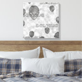 Alien geloof canvas afdruk (Insitu (Slaapkamer))