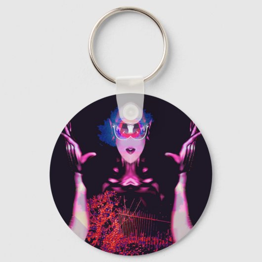 Alien Ghost Sleutelhanger (Voorkant)