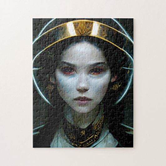 Alien Girl 2 Science Fiction Legpuzzel (Verticaal)