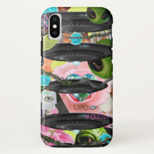 Alien Girl Esthetische Collage iPhone Case 2Rare