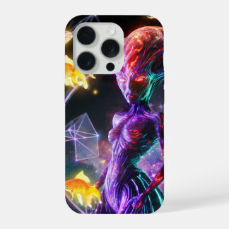 Alien Girl, IPhone Case 15 Pro Hoesje