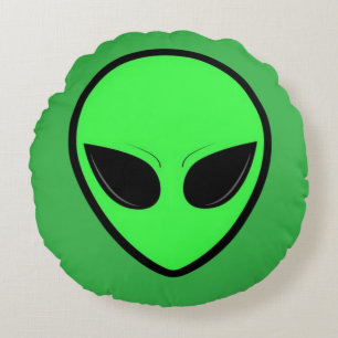Alien Glow Round Pillow Rond Kussen