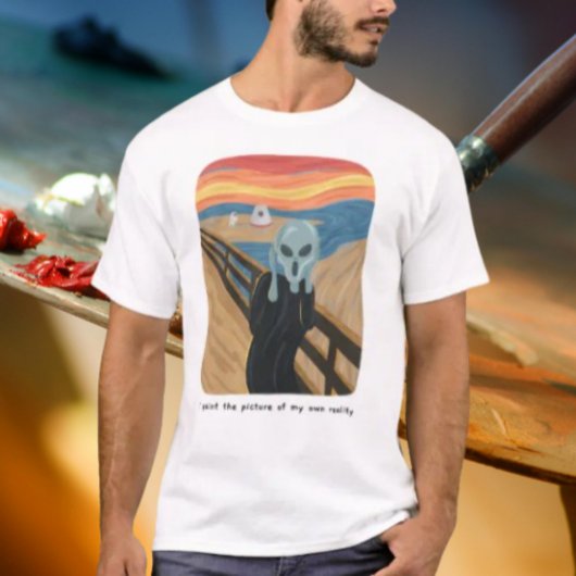 Alien Gogh Schreeuw T-shirt
