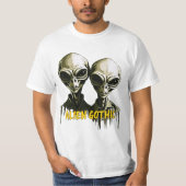 Alien Gothic T-shirt - Retro Art Redefined (Voorkant)