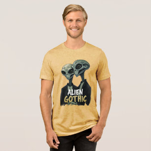 Alien Gothic Tri-Blend Shirt – Retro ontmoet grill