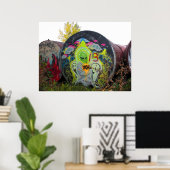 Alien Graffiti Poster (Thuiskantoor)