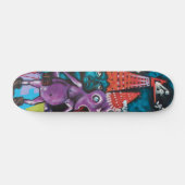 Alien Graffiti-skateboard Skateboard (Horizontaal)