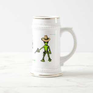Alien grappige mok bier