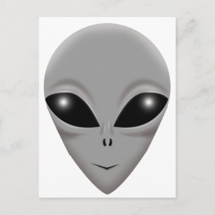 Alien Gray Briefkaart