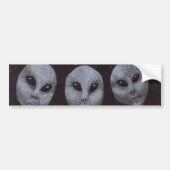Alien Grays Bumpersticker (Voorkant)