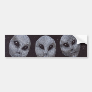 Alien Grays Bumpersticker