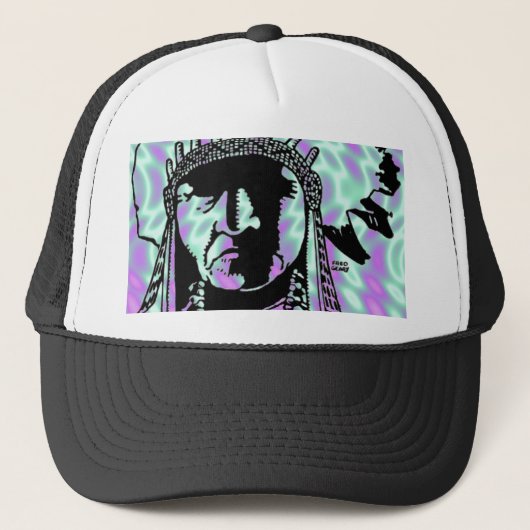 Alien Green, Casquette indien (Devant)