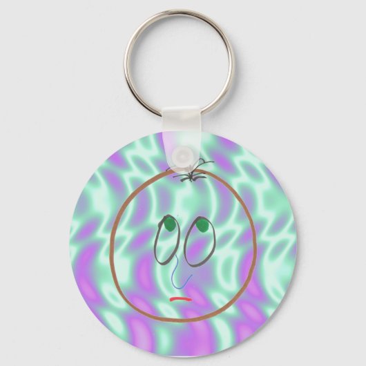 Alien Green, Funny Faces Sleutelhanger (Voorkant)