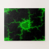 Alien Green Lightning Strikes in Pitch Black Legpuzzel (Horizontaal)