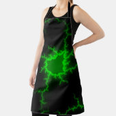 Alien Green Lightning Strikes in Pitch Black Schort (Insitu)