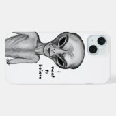 Alien gris, je veux croire (Verso Horizontal)