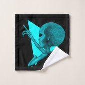 Alien gris, la vérité est là (Gant de toilette)