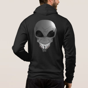 alien gris Sweat - shirt à capuche Bella+Canvas F