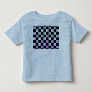 Alien groen ruitpatroon peuter shirt