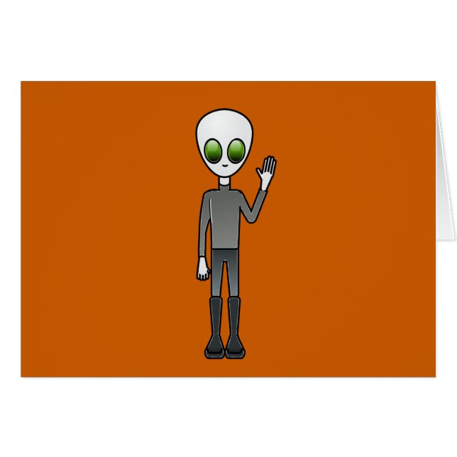 Alien guy (Voorkant Horizontaal)