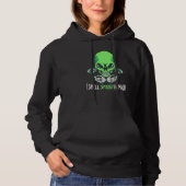 Alien Halloween Costume I Smell Spooky Human Horro Hoodie (Voorkant)