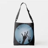 Alien Hands Sci-Fi Fantasy ET Spooky Weird Planet Crossbody Tas (Achterkant)