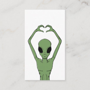 Alien Hart Oefening Informatiekaartje