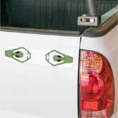 Alien Hart Pose Bumpersticker (Op Truck)