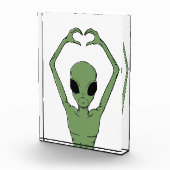 Alien Hart Pose Fotoblokken (Rechts)