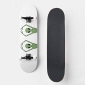 Alien Hart Pose Skateboard (Voorkant)