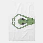 Alien Hartpose Theedoek (Verticaal)