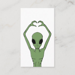 Alien Hartpositie Visitekaartje