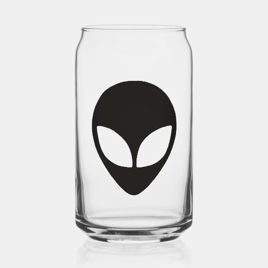 Alien Head Blikvorm Glas (Voorkant)