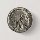 Alien Head Coin Button (Voorkant)