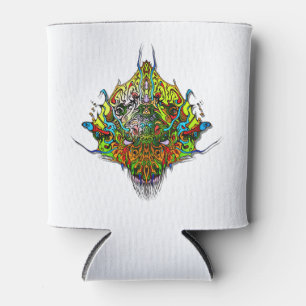 Alien Head - geel Blikjeskoeler