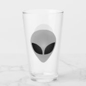 Alien Head Glas (Achterkant)