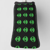Alien Head Golf Head Hoesje Golfheadcover (Draai 90)