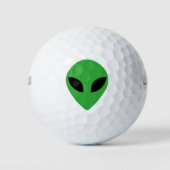 Alien Head Golfballen (Voorkant)