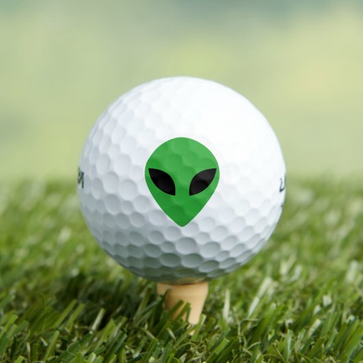Alien Head Golfballen (Insitu Shirt)