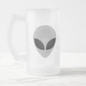 Alien Head Matglas Bierpul (Links)