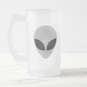 Alien Head Matglas Bierpul