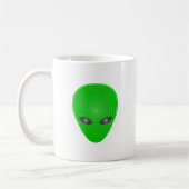 Alien Head Mind Control Koffiemok (Links)