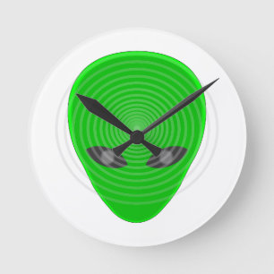 Alien Head Mind Control Ronde Klok