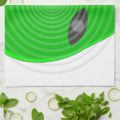 Alien Head Mind Control Theedoek (Gevouwen)