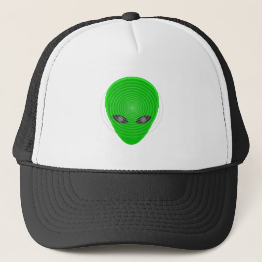 Alien Head Mind Control Trucker Pet (Voorkant)