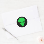 Alien Head Sticker (Envelop)